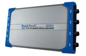 PeakTech® 1330  PC Oszilloskop mit USB, LAN 100 MHz/4-CH, 1 GSa/